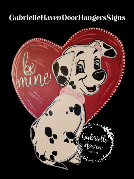 Be Mine 101 Dalmatians Valentine Heart