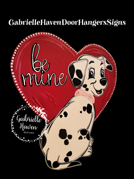 Be Mine 101 Dalmatians Valentine Heart