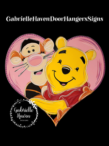 Pooh and Tigger Heart