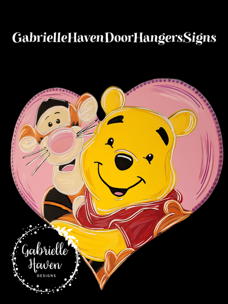 Pooh and Tigger Heart