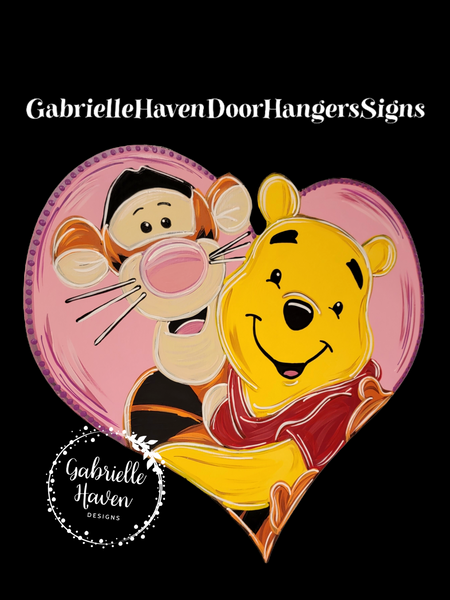 Pooh and Tigger Heart