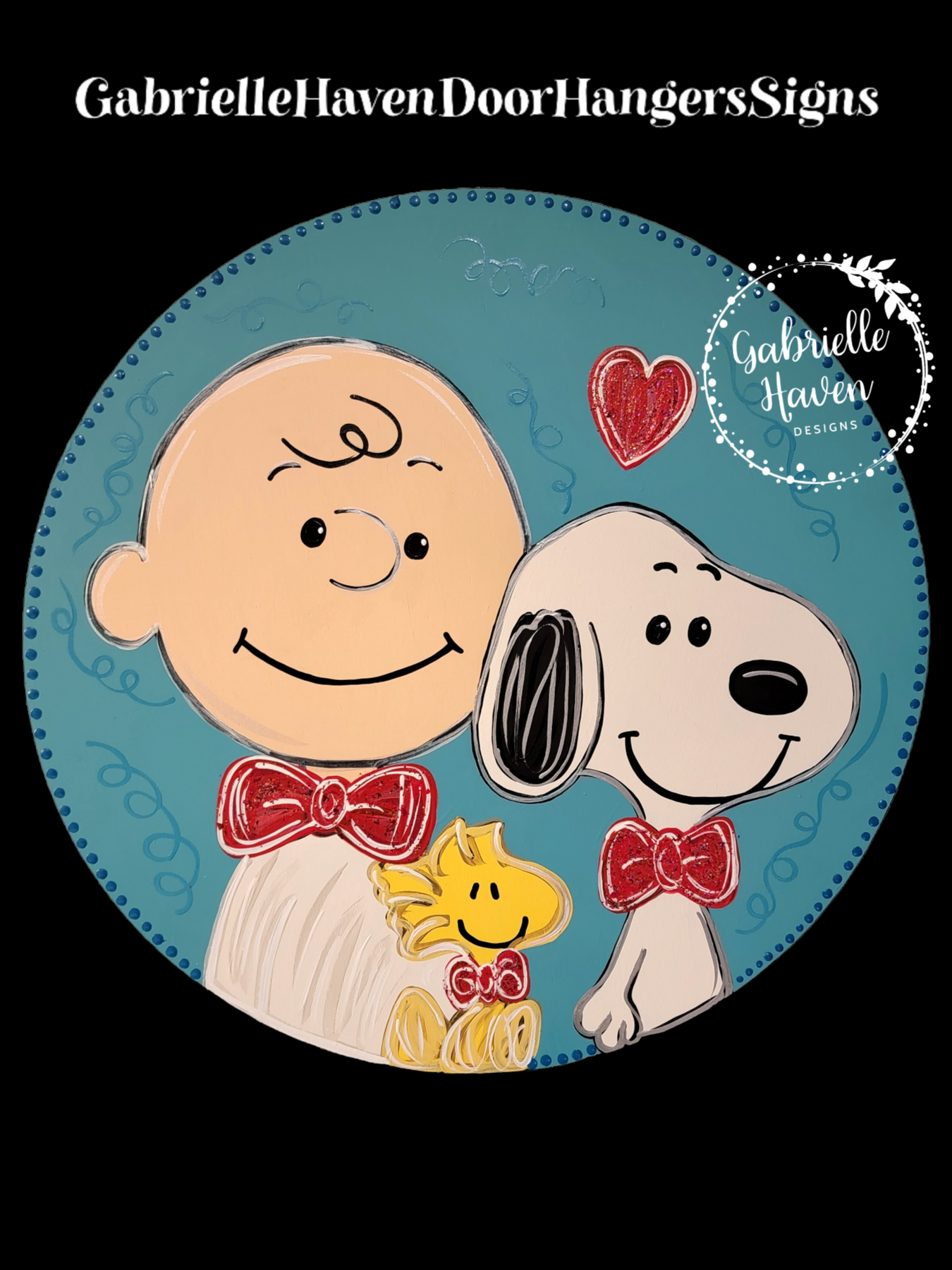 Charlie, Snoopy, Woodstock Bow Ties