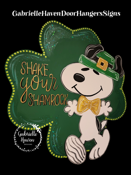 Shake Your Shamrock Snoopy St Patrick's