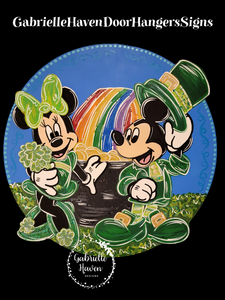 Mickey & Minnie St Patrick's Day