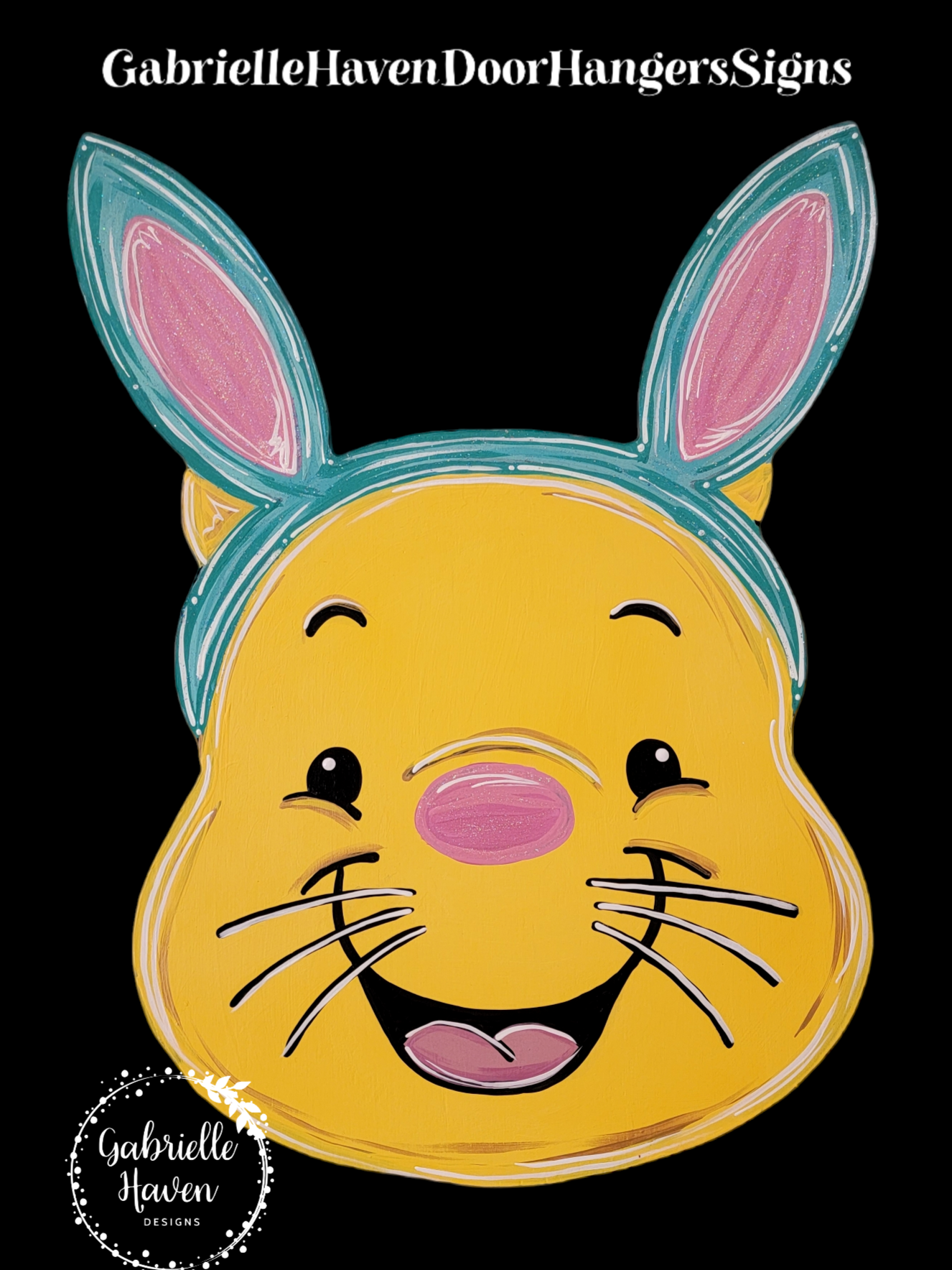 Winnie the Pooh Easter Bunny Head