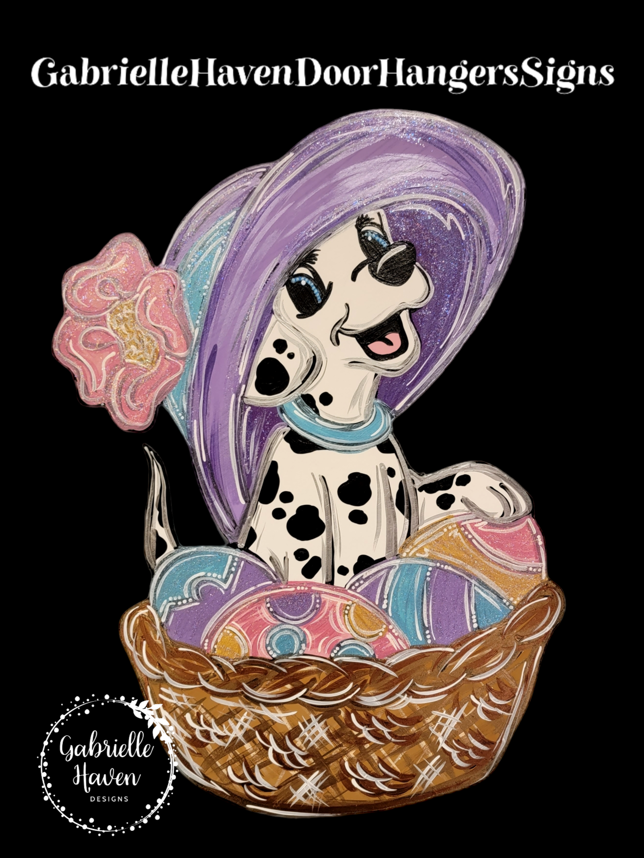 Dalmatians Easter Basket