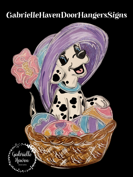 Dalmatians Easter Basket