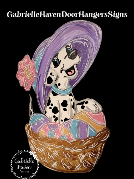 Dalmatians Easter Basket