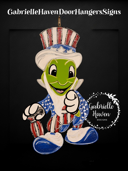 Uncle Sam Jiminy Cricket