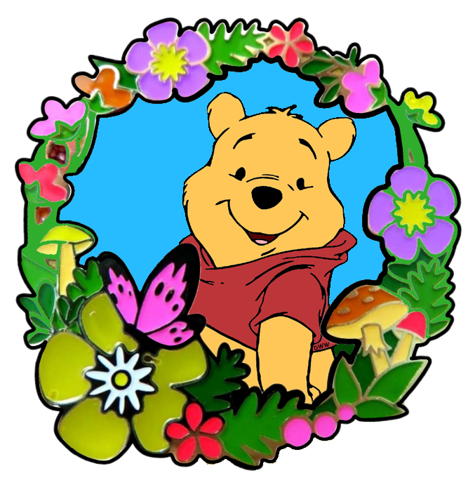 Winnie the Pooh Flower Wreath