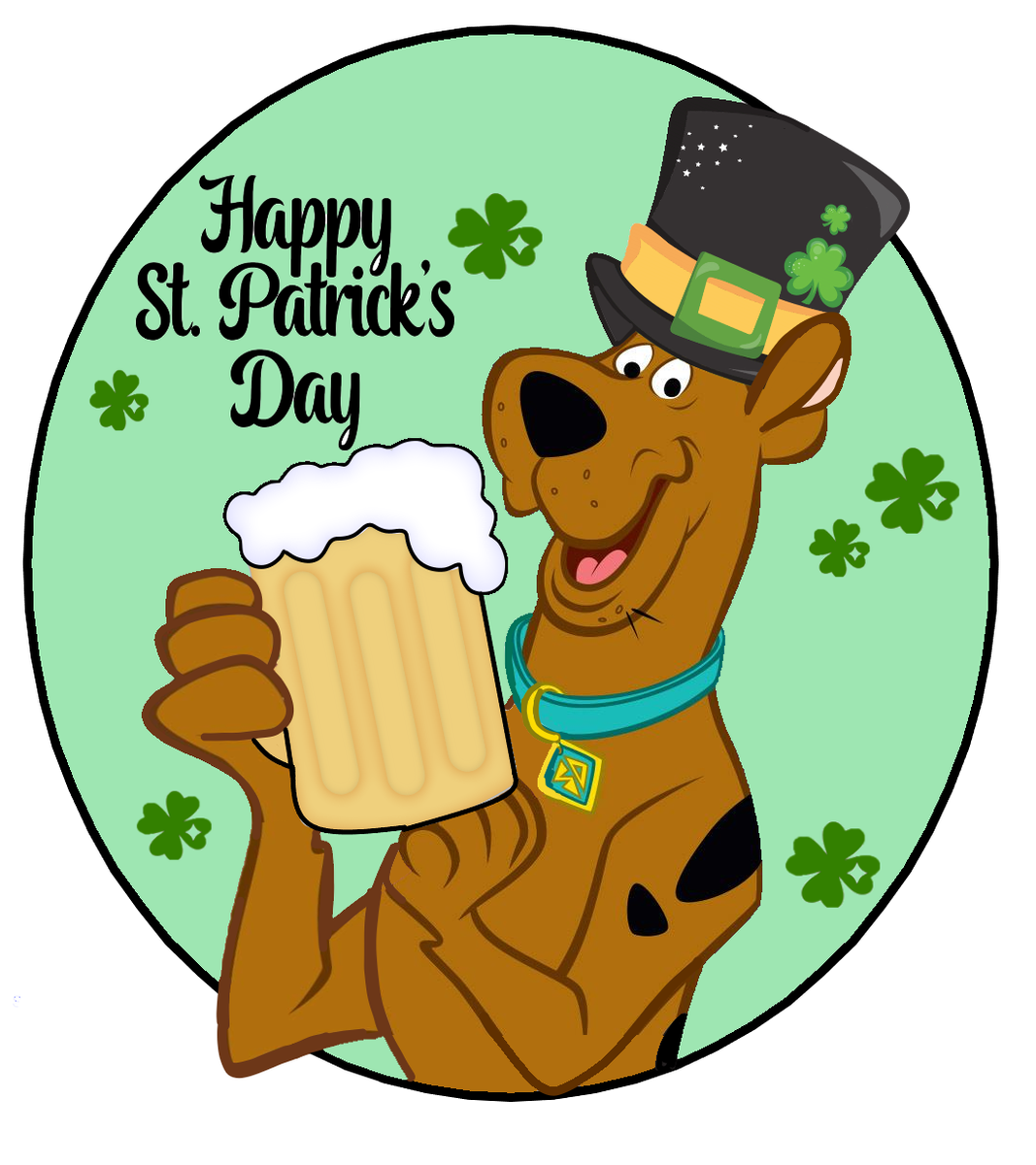 saint patricks day scooby doo