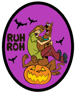 Halloween Door Hanger, Scooby Door Hanger, Halloween Scooby Doo, Halloween Wreath Sign