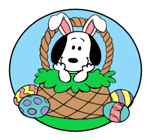 Snoopy Bunny Basket