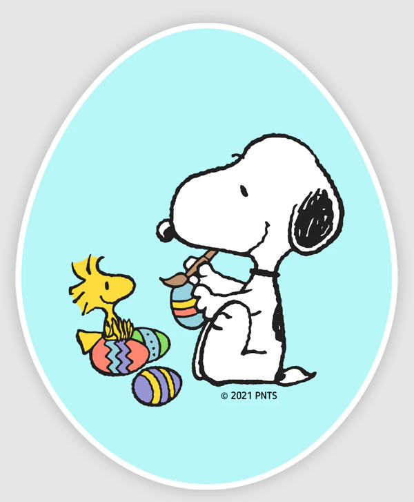 Snoopy Easter Egg Painting