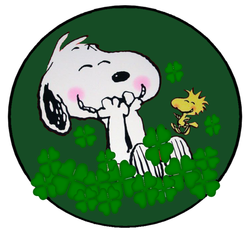 Snoopy Shamrocks St Patricks Day