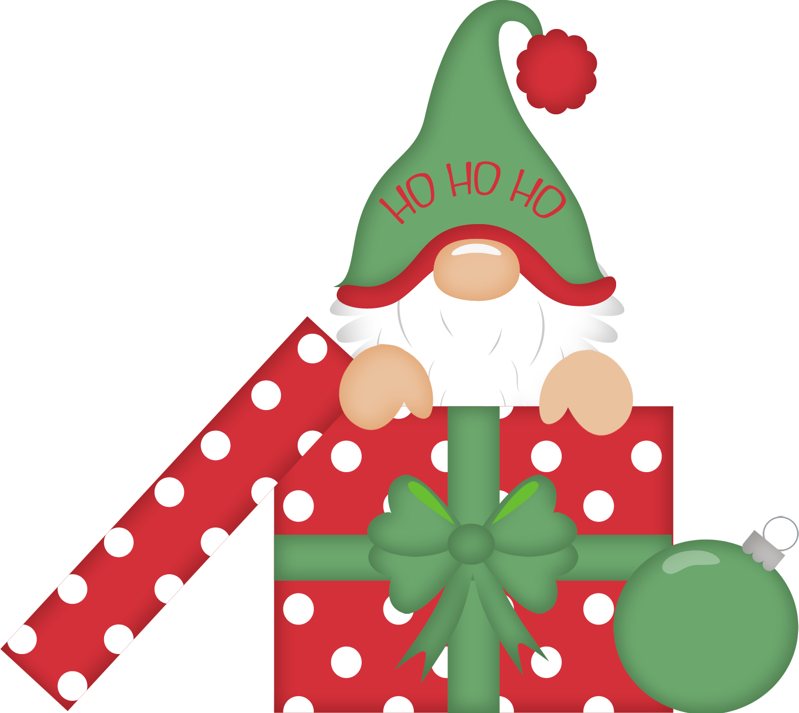 Christmas Gnome in Gift Box