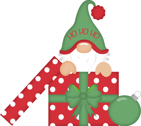 Christmas Gnome in Gift Box