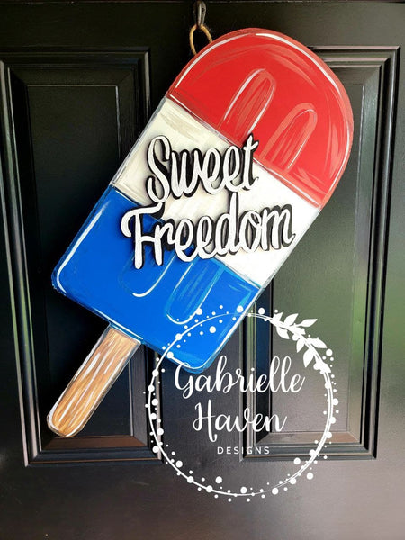 Patriotic Sweet Freedom Popsicle