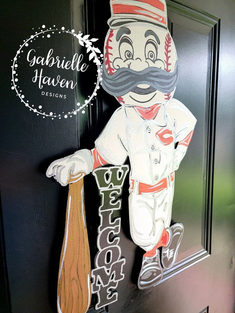 Cincinnati Reds Mascot - Mr. Redlegs Framed