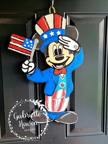 Patriotic Door Hanger, Sign or  Yard Sign