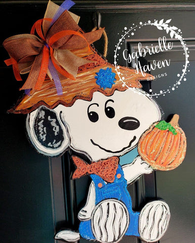 Fall Scarecrow Snoopy