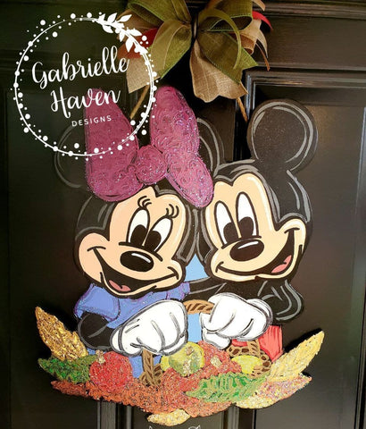 Fall Door Hanger, Fall Wreath Sign, Fall Door Sign, Disney Fall Door Hanger, Autumn Harvest Door Decor