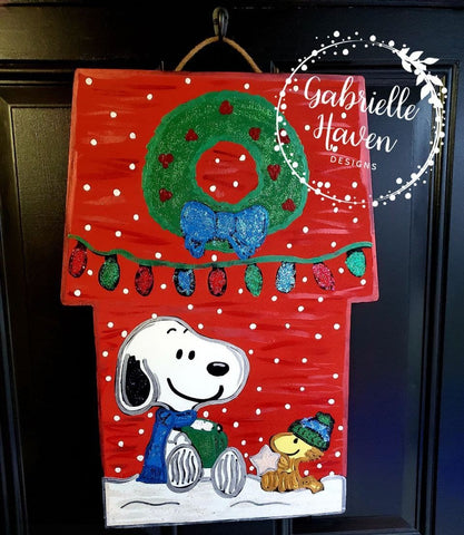 Christmas Door Hanger, Winter Door Hanger