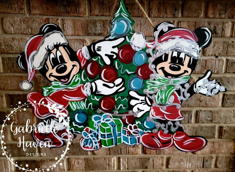 Mickey and Minnie Christmas Tree