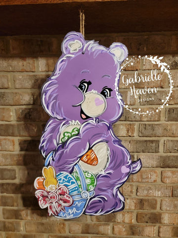 Purple Care Bears Easter