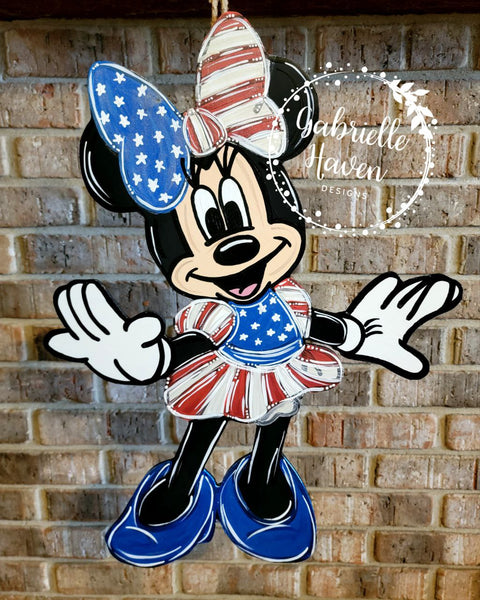 Bundle Set- Patriotic Minnie & Uncle Sam Mickey