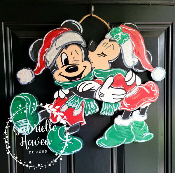 Mickey Minnie Christmas Kiss