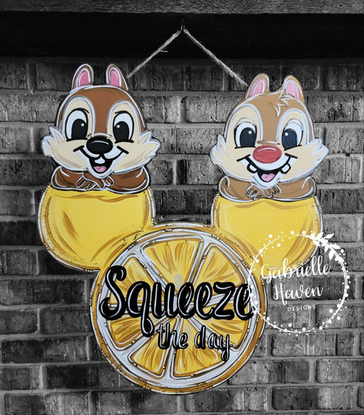 Chip and Dale Lemon Squeeze the Day  (Mouse Ears)