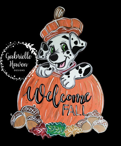 101 Dalmatians Fall Pumpkin