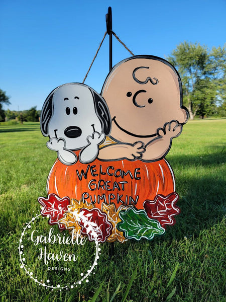 Snoopy & Charlie Brown Welcome Great Pumpkin