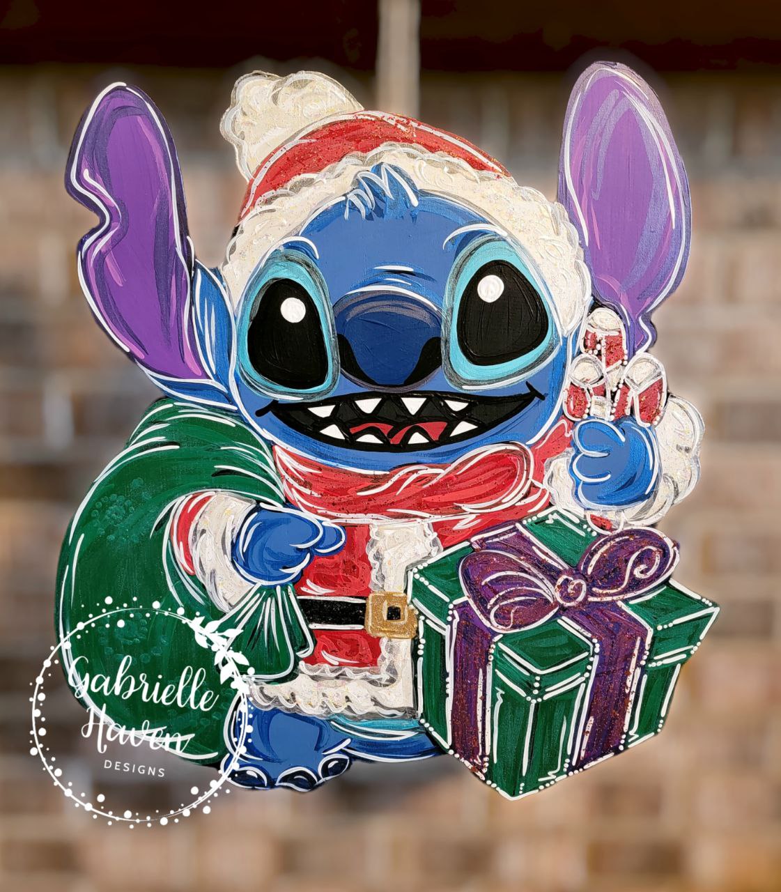 Stitch, Stitch Santa Claus, Stitch Christmas, Lilo Stitch Christmas, Stitch  Door Hanger, Stitch Door Sign, Stitch Wreath, Stitch Welcome Sign,  Christmas Door Hanger, Christmas Door Sign, Christmas Wreath, Christmas  Decor, Christmas Porch