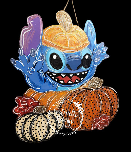 Stitch Fall Pumpkins