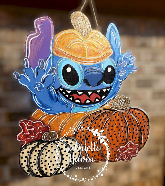 Stitch Fall Pumpkins