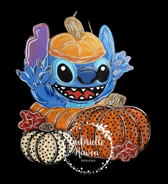 Stitch Fall Pumpkins