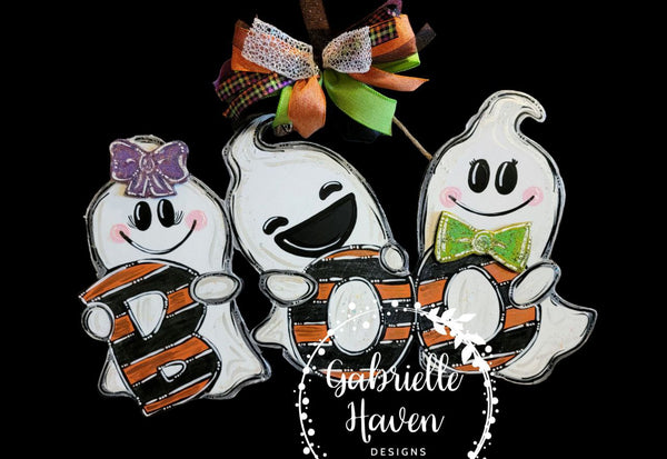 Three Halloween Ghosts