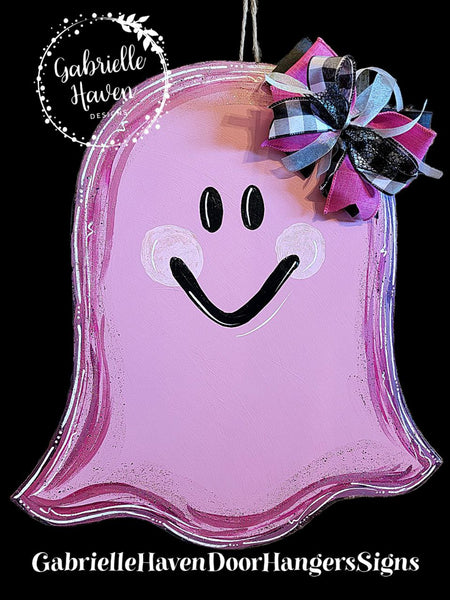 Pink Halloween Ghost