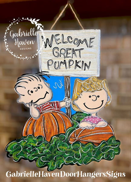 Linus Sally Welcome Great Pumpkin