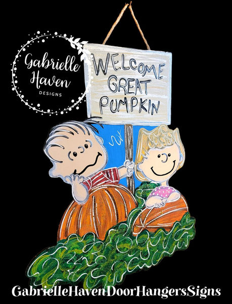 Linus Sally Welcome Great Pumpkin