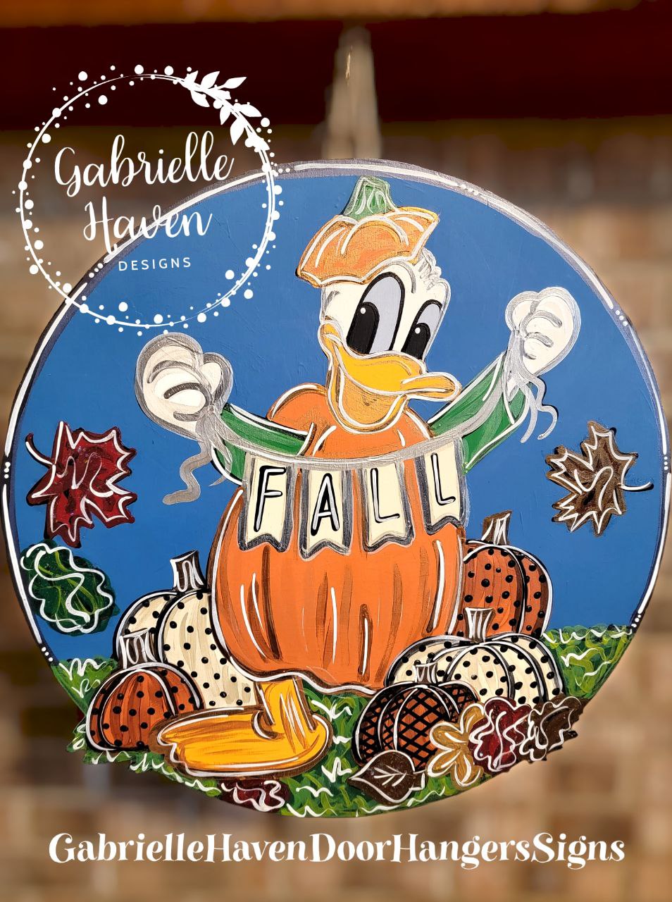 Donald Duck Fall Pumpkin Suit