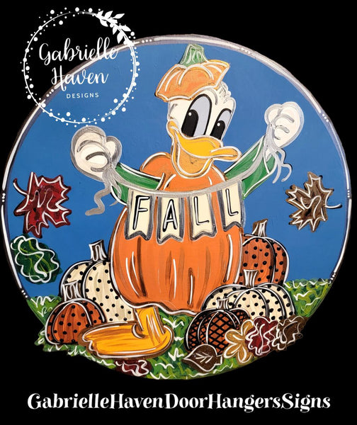 Donald Duck Fall Pumpkin Suit