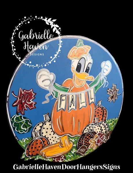 Donald Duck Fall Pumpkin Suit