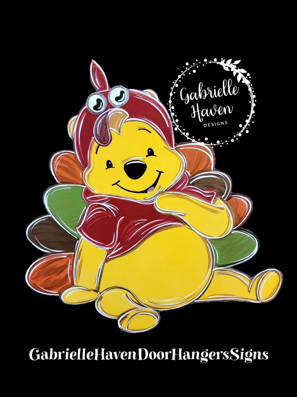 Winnie the Pooh Thanksgiving Pilgrim with Pumpkin Pie, Winnie the Pooh ...