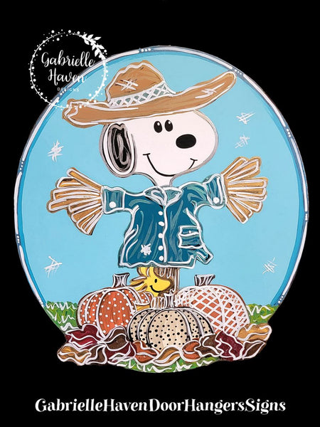 Snoopy Scarecrow