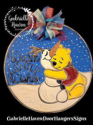 Olaf and Pooh Warm Winter Wishes