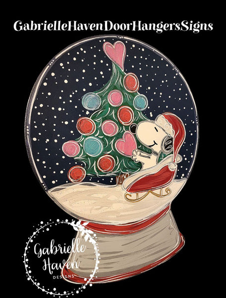 Snow Globe Christmas Snoopy