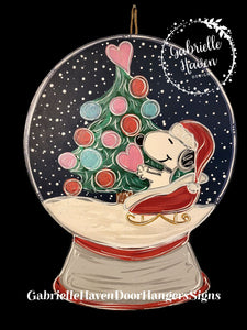 Snow Globe Christmas Snoopy